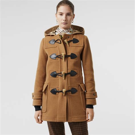 wool blend burberry duffle coat women|burberry duffle coat sale.